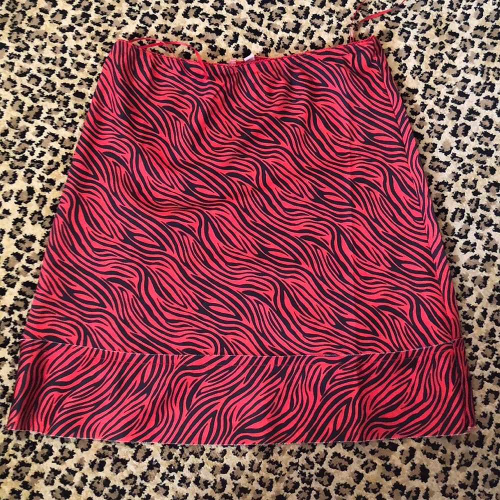 Zebra skirt